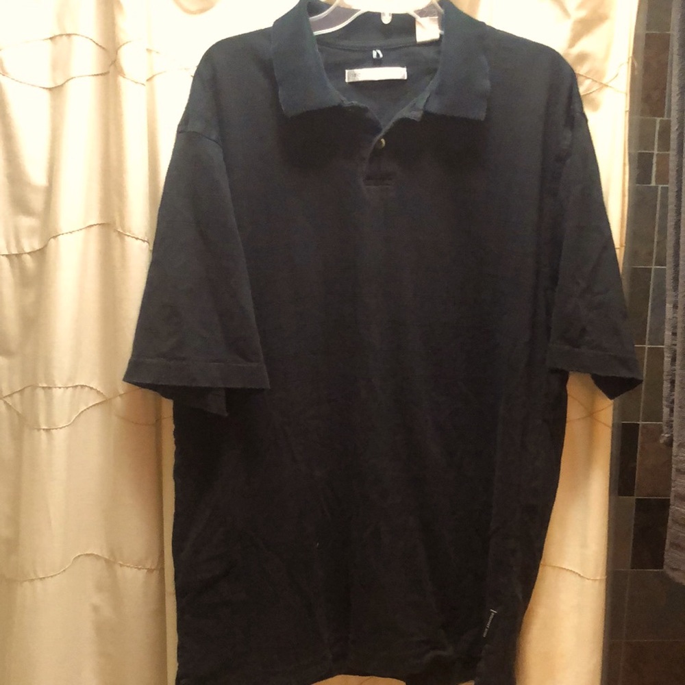 Geoffrey Beene black polo shirt